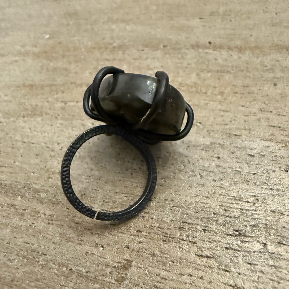 Laboradite ring size 6 - Picture 6 of 7